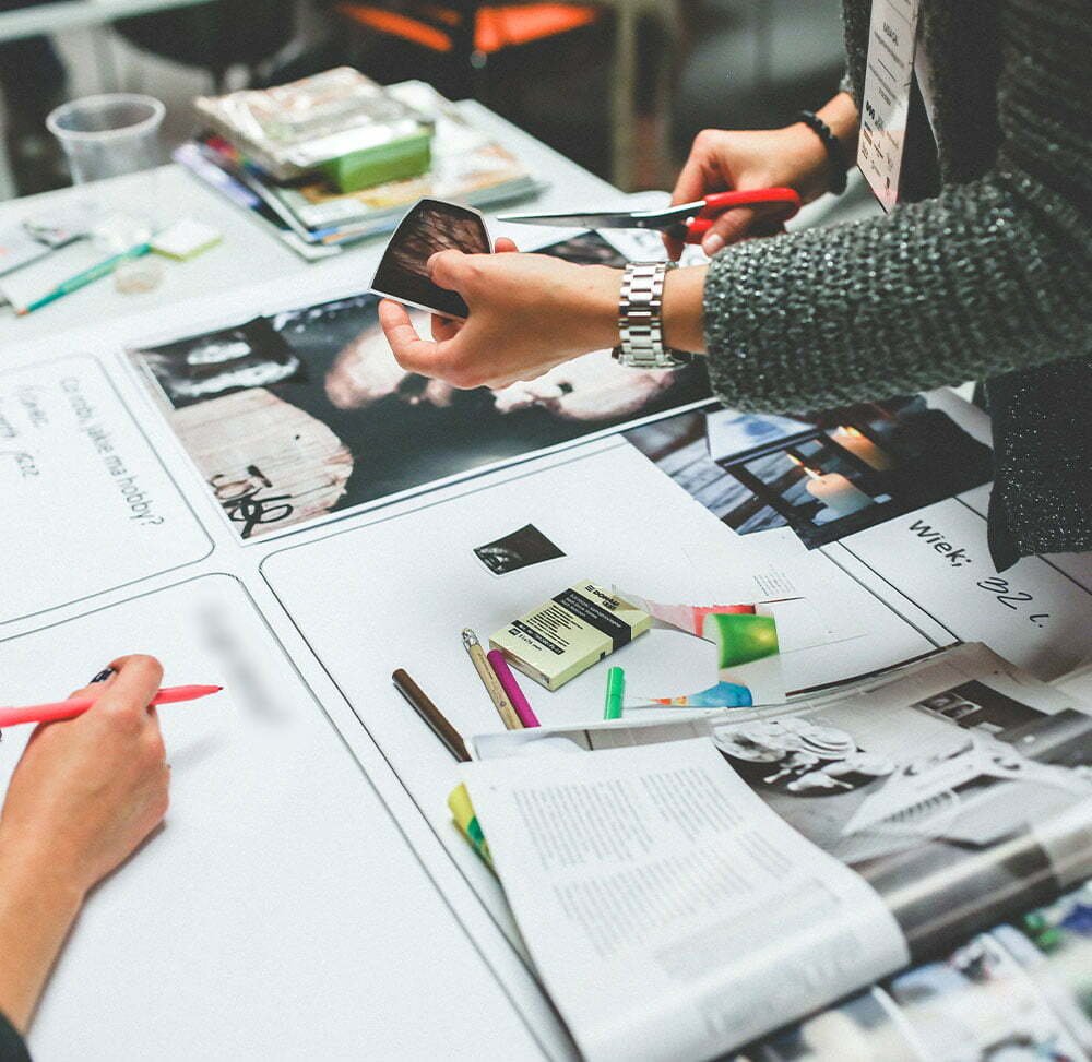 RiBrand Agency Team Doing Creative Work