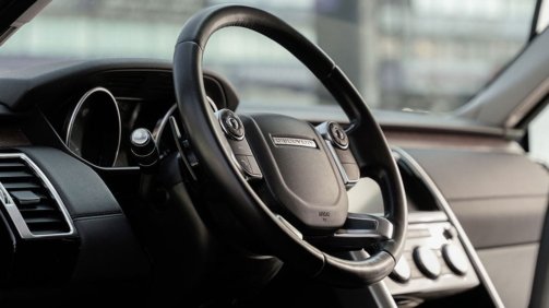 Steering Wheel of Discovery Jeep